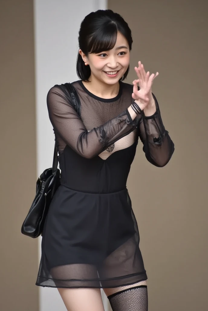 (((snap shot)))、Night Park。Top Knot、smile、Looking at the audience、Realistic、Lift up your skirt to reveal your underwear