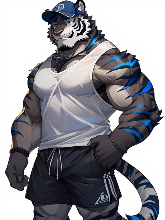 (artist: and 13456, Jacket Bear, Dampa, null-ghost, lindong, Dacrosey),male, SFW, Wolf Orc, , only, Big breasts, Simple background,Muscle lines are pronounced but not exaggerated, A furry tail, robust, Fluffy hair, , Gray body, White hair, Solitary, scales, detailed scales, Vest, Overalls, big eyes, Fluffy hair, Delicate face:2.0, A tail, masterpiece:2.0, Perfect eyes:2.0, Good anatomy:2.0