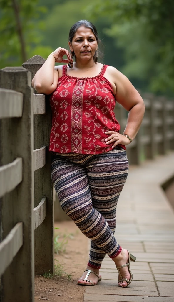 Full Body Shot,,Indian Womon 20 years old,Indian Womon,Detailed Eyes,Wrinkles around the eyes,A kind smile,(((Big 1.8))),BBW(((Chubby 1.8))),((((Fat body 1.8)))),,(BIG ASS)(masterpiece:1.6, highest quality), Big fat Cleavage Intricate details, Written boundary depth,detailed, Water color (One piece Hook blouse )8k,highest quality, masterpiece, Ultra-high resolution,, ((updo)), Pool Crouching Sitting on the ground Bend your knees.With legs apart With legs apart Open thighs Looking forward Facing forward Crouching、Pose on toes Hands above head