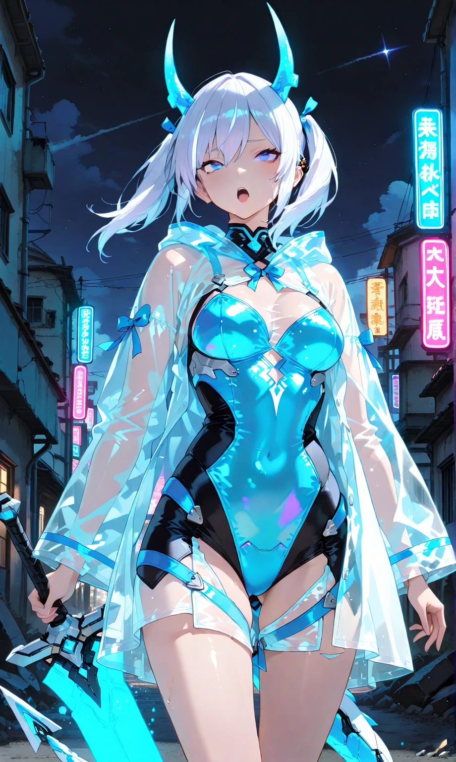super detailing,k hd,one-girl,With a petite figure,The bust is small,solo,With a petite figure,meticuloso,big breasts beautiful,Elaborate Eyes,Walk aimlessly on the streets of the night,in a panoramic view, In the dim lights of the distant part of the city,With a look of loss and almost uncontrollable tears,cute little,Smaller bust,realisticlying,3D脸,shiny skin,elegant clothing,torn laundry:1.5,Wet hair,(((bblurry))hyper HD,tmasterpiece,detail texture,textureskin,highly details,high high quality,Award-Awarded,best qualtiy,A high resolution,16k,