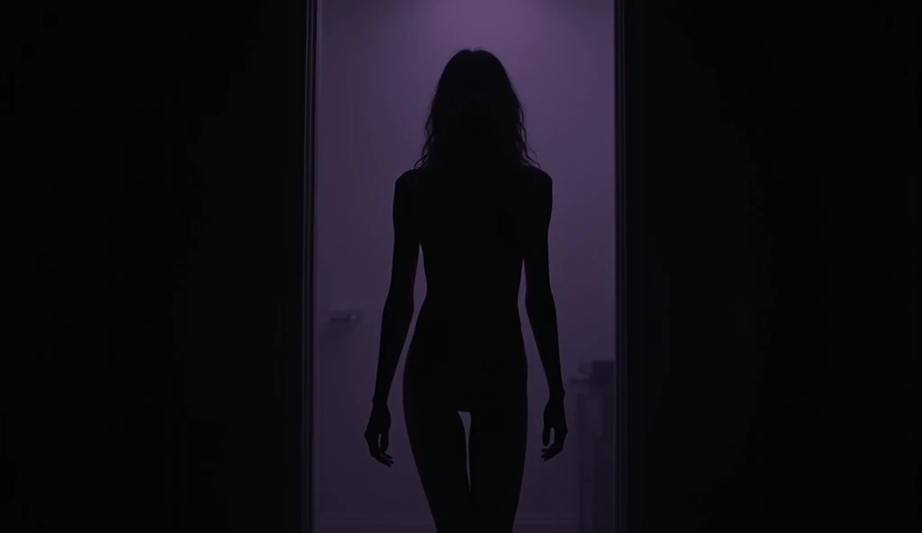 Feminist health in prison, without seeing faces, predominant violet color
