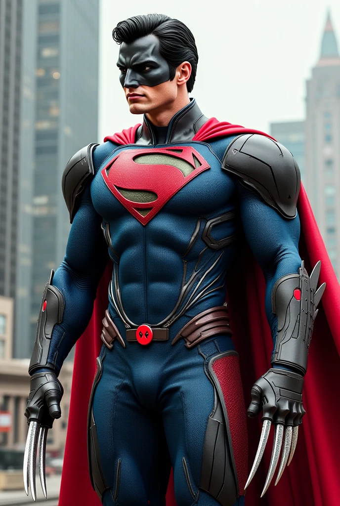 A DC comic style hero with uniform