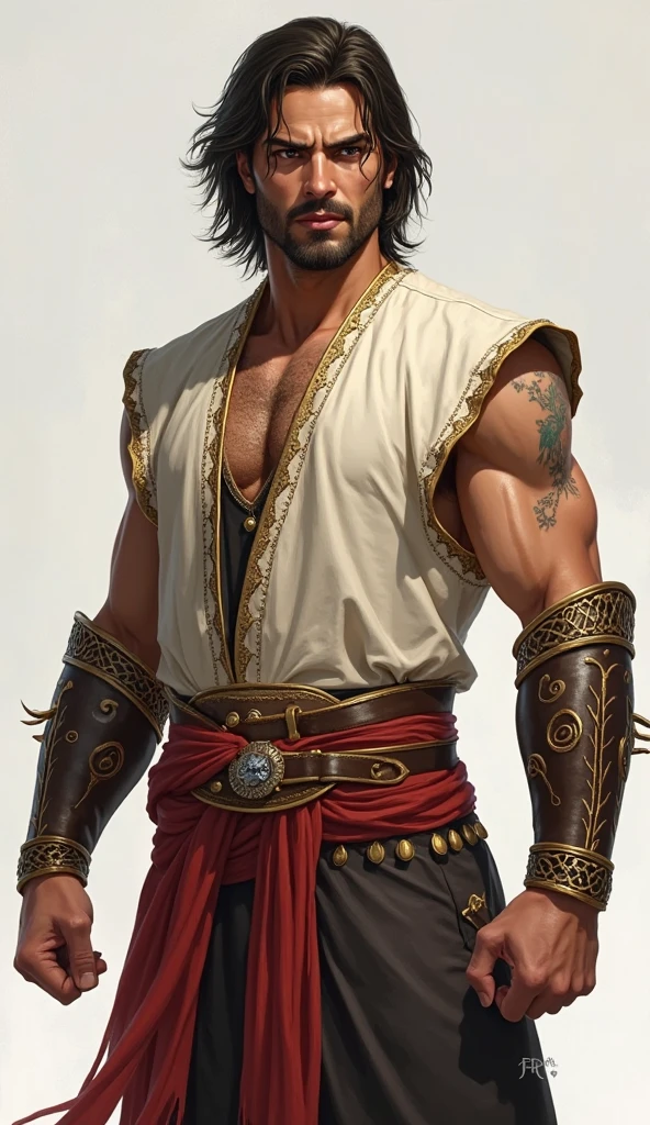 a drawing of a man with tattoos holding a knife, hanzo from overwatch, from overwatch, sylas, as an overwatch character, overwatch character, inspired by Huang Shen, rossdraws 1. 0, overwatch character concept art, as overwatch character, rossdraws 2. 0, yee chong silverfox, baptiste from overwatch, genji, by Yang J, whole full body, epic portrait of menacing, character portrait art, painted character portrait, detailed character portrait, character art portrait, fantasy genre portrait, fantasy character portrait, character - portrait, epic character portrait, rpg portrait concept art, realistically, dynamic lights, old, full footage, (extremely detailed 8k wallpaper of CG unit), trend in ArtStation, trend in CGSociety, high detail, sharp focus, dramatic, photorealistic