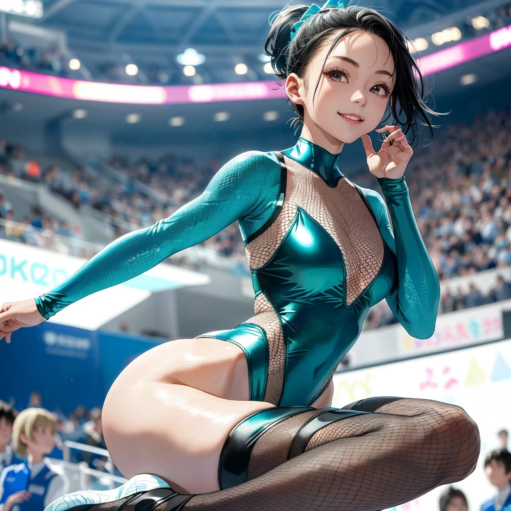 we, (weがin cowgirl position性交する:1.9999999), ((realistic, highest quality, High resolution, real women pictures:1.6)), (((A wearing a long-sleeved leotard for gymnastics competitions:1.8)), (high neck leotard:1.4), (slender body shape:1.9), in cowgirl position性交する美少女, ((anatomically correct:1.2)), (leotard with thin fabric:1.01), (Cowgirl pose with penis inserted into vagina:1.8), curved body, 大きく股を開いてin cowgirl position, 濡れると肌に吸い付くhigh neck leotard, (we'short hair:1.5), Detailed depiction of the vagina, beautiful thighs, penis thrusts up vagina, nose too small, thin waist, 16 year old beautiful girl has sex with her clothes on, saddle, in cowgirl position, girl straddling a big man, (normal limb:1.4), Too cute small face, The whole body is wet with sweat, (put your hands behind your head:1.5), can'I can't see my nostrils, (we:1.7), realistic, lips slightly open, (anatomically correct:1.2), (Big man inserts his penis into we and shakes his hips:1.7), (In front of an audience:1.4), 美女が大男とin cowgirl position性交を, The most erotic and cute face