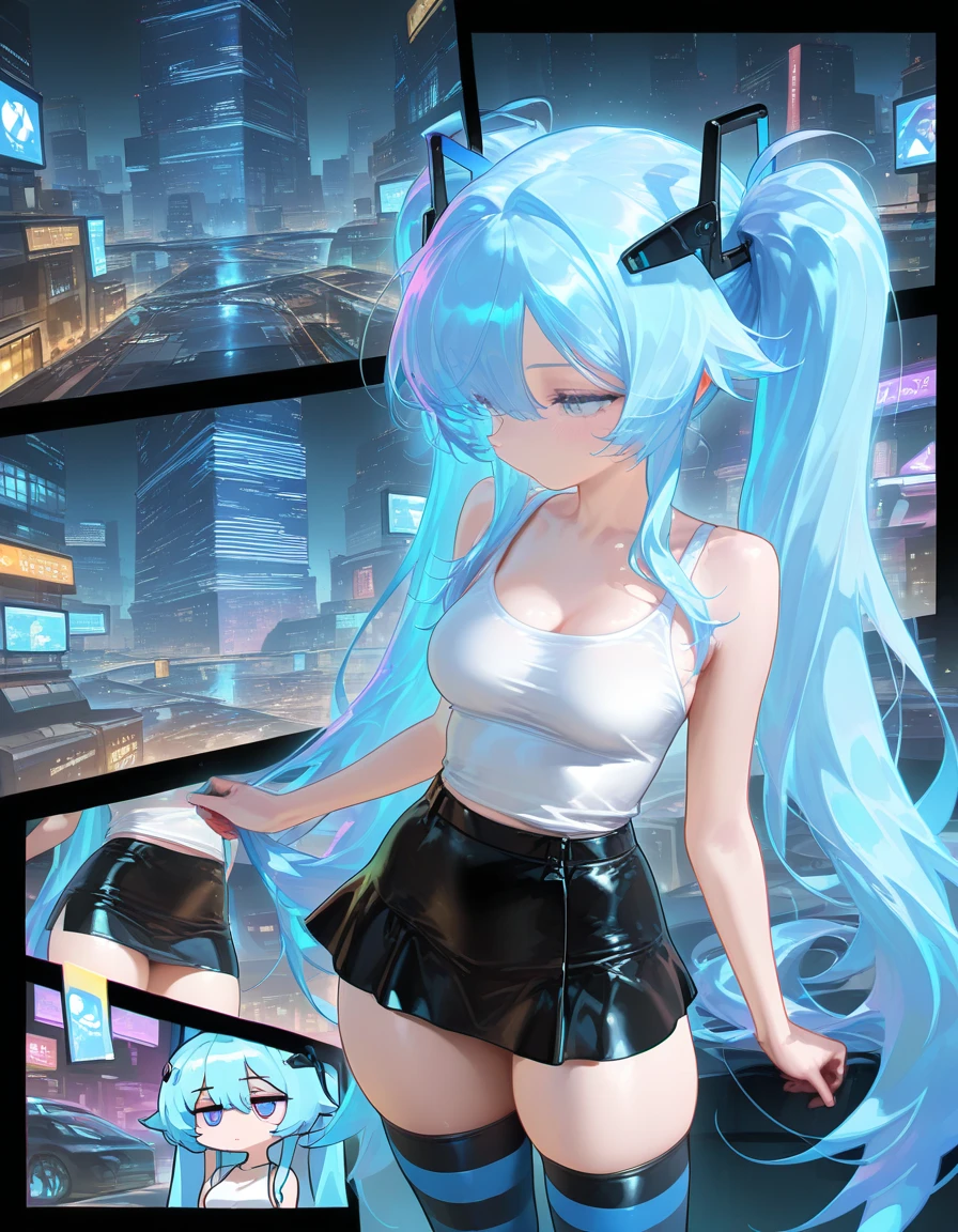 An ultra-realistic and ultra-detailed, Extra- Vibrant, (Legendary Vivid Neon Multicolored Psychedelic Masterpiece), (((IT_IS_RAINING:1.4))), ((full body portrait)), Running, (Dynamic Angle), best quality, (Angled View), 1girl, She is a Gorgeous Magical Alchemist, a very noble Caucasian lady, ringed silver eyes, Calm, half closed eyes, thin body, slim waist, small breasts, (bare legs), Awesome Black Hair, a confident smile, ((HOLDING A GORGEOUS COLORFUL RAINBOWLUMINESCENT GALAXY IN HER HANDS)), Celestial Star Map, highly detailed expensive wizard's skirt, Running, beautiful, dramatic, backlighting, night, midnight, (Multitude Of Stars), beautiful fantastic night view, (ultra-detailed, finely detailed beautiful eyes and face), high resolution, 8k UHD, perfect anatomy, perfect fingers, Highly detailed scenery, Highly detailed background, perspective, depth of field, atmospheric