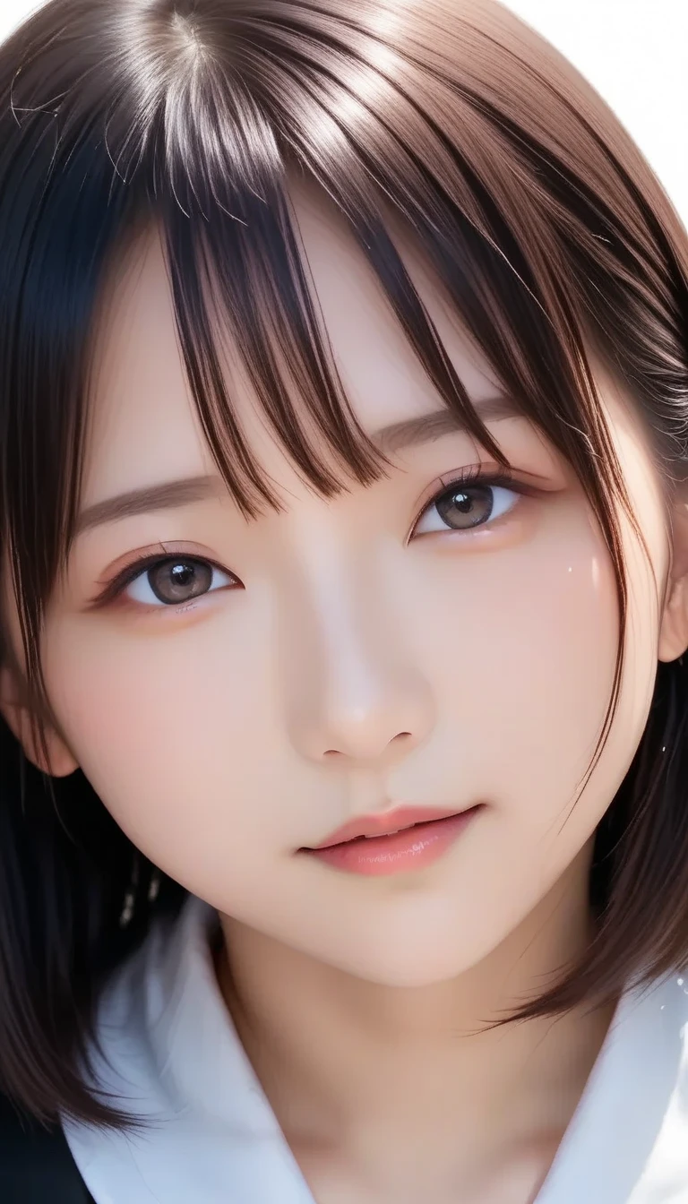 1girl, Tokyo street,night, cityscape,city lights,upper body,close-up,smile,, (8k, RAW photo, best quality, masterpiece:1.2),(realistic, photo-realistic:1.37),