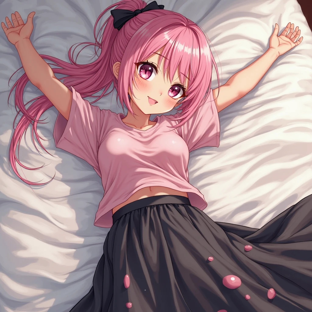 (((full body))), (((pnkserafuku))), (highest quality:1.2), alone, 1 girl, kotonoha akane, ((pink hair)), smile, looking at the viewer, hair ribbon, (((spread legs onbed))),(((vaginal,sex))),(((cum in pussy))),(((from above))), (((lying on bed))),(((white bed sheet))),(((lie on the pillow))),(((perfect anatomy))),(masterpiece:1.0),(Highest_quality:1.0),detailed,highly detailed,ultra detailed,extremely detailed CG,super high resolution,4k,super detailed, photograph,high resolution,8K,HDR,Highly detailed CG Unity 8k wallpaper,super detailed skin,detailed beautiful eyes,detailed beautiful face,detailed beautiful face and eyes,very detailed background,perfect,lighting,colorful, bright_front_face_lighting,shiny skin,(highly detailed background),looking at the viewer,(Focus on her face), solo, upper body, looking at viewer, upper angle, perfect quality, good quality, masterpiece, HDR, UHD missionary position,masterpiece,best quality,detailed,highly detailed,ultra detailed,extremely detailed CG,high resolution,8K,super detailed skin, ((detailed beautiful eyes)),detailed beautiful face,detailed beautiful face and eyes,very detailed background,highly detailed background,(front view),(((super big breasts))),looking at viewer,The girl's breasts aren't exposed at all., You can clearly see that she has very large breasts.,((kawaii)),((orgasm face)),