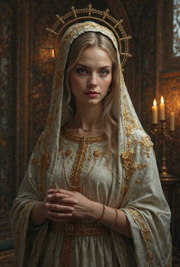 Nun, abbey, (masterpiece, best quality, Professional, perfect composition, very aesthetic, absurdres, ultra-detailed, intricate details:1.3)