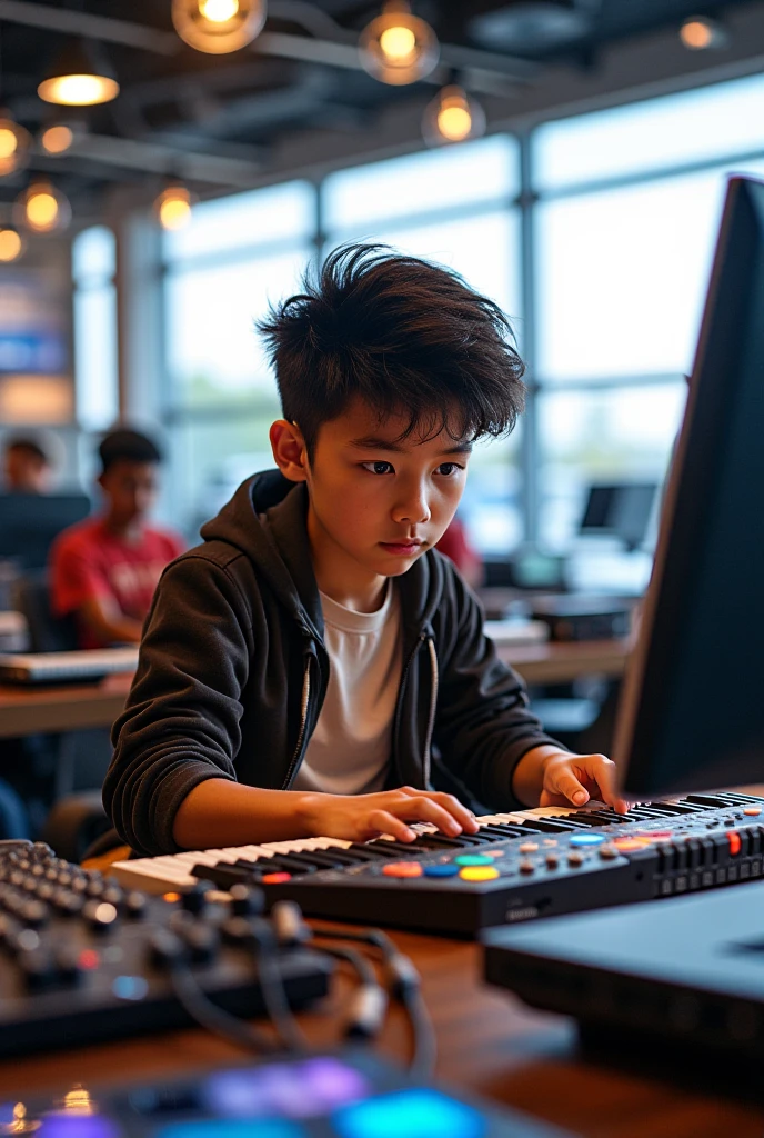 A young gamer