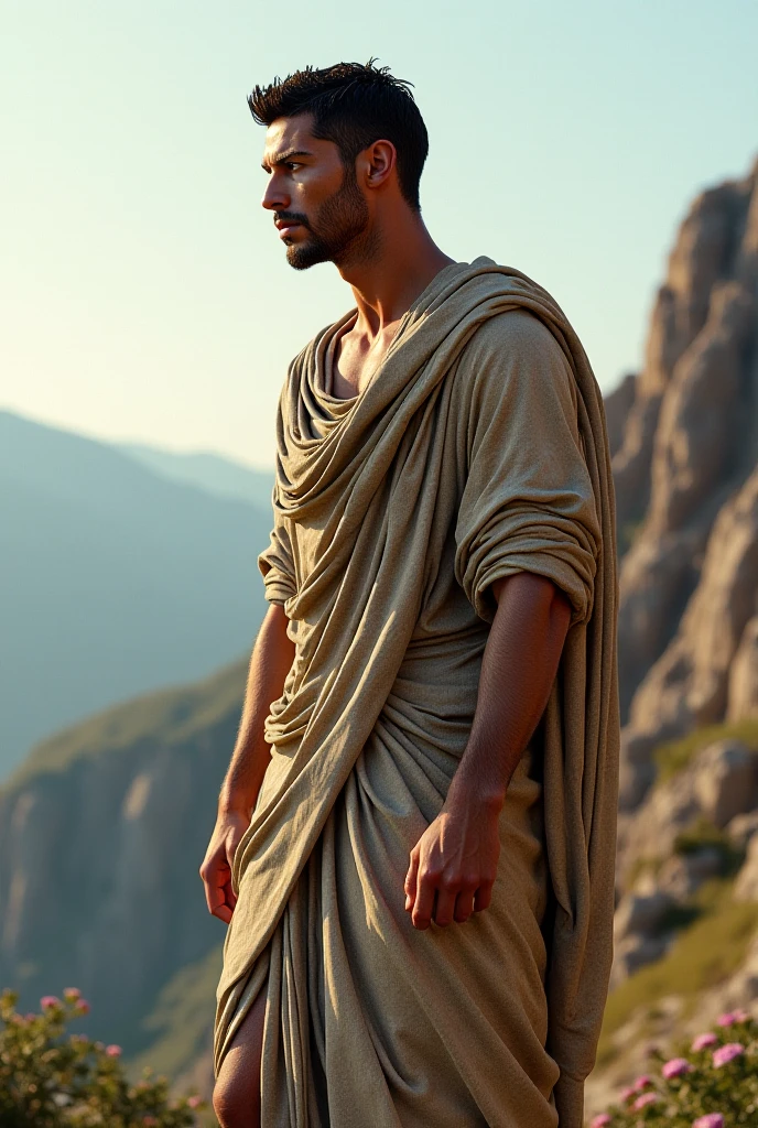 A man giving a passionate speech in the Roman Forum,Surrounded by a diverse range of citizens,masterpiece,highest quality,Attention to detail,1 male,good looking,Sturdy yet sophisticated look,Has boy-next-door charm,Exact details,Roman Toga,Finely drawn backgrounds,Depth of written boundary,Visual Effects,Cinematic shots,