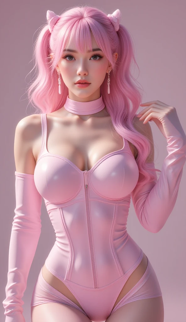 Beautiful woman with perfect figure: 1.4, (Developed hand muscles: 1.2), Wet body, Sweaty, Raise your arms, (((black see-through bodysuit:1.4 , short sports tanktop, sweatpants, Abdominal muscles: 1.3, smile))), Gym, Highly detailed face and skin texture, ((Best quality, 8K, Masterpiece :1.5)), Sharp focus :1.2, Perfect body beauty: 1.4, Slim abs: 1.2, ((pink blonde hair: 1.3, Big breasts: 1.2)), Natural light, night city, dark atmosphere, highly detailed facial and skin textures, detailed eyes, double eyelids, (((pink eyeshadow, white skin: 1.3))), (((Dynamic Angle)))