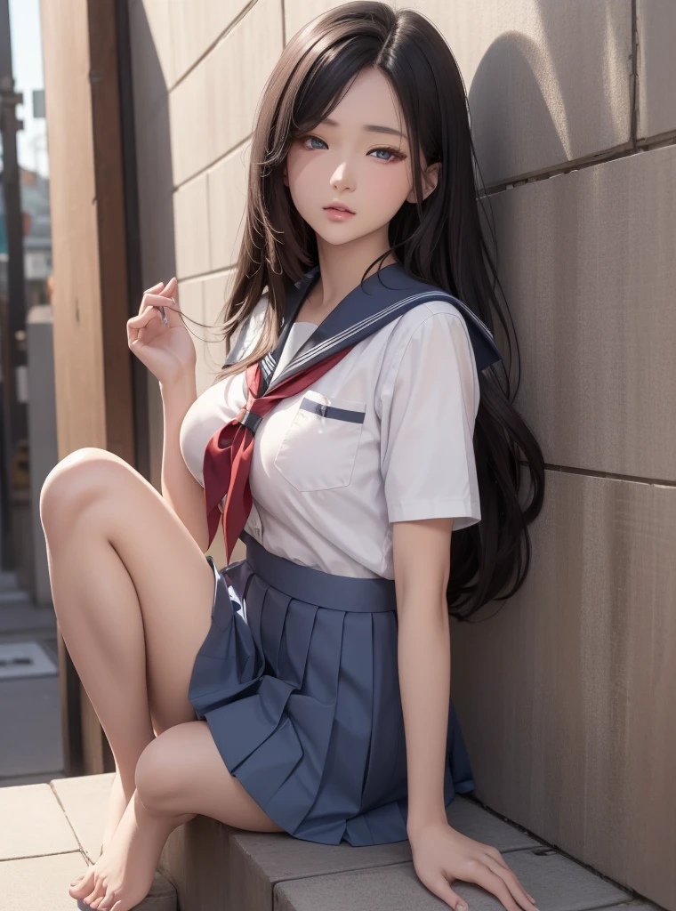 ((masterpiece, best quality)),a girl, solo, skirt, sky, sitting, pantyhose, serafuku, cloud,black gloves, outdoors, neckerchief ,day, bangs, fence, shirt, ahoge, rooftop, long hair, white pantyhose, black hair, school uniform, white sailor collar, red eyes, sailor collar, blue skirt, red neckerchief, blue serafuku, animal ears, blue sky, long sleeves, blue shirt, looking at viewer, closed mouth,cat ears, chain-link fence, pleated skirt, cloudy sky, trash can
(magazine:1.3), (cover-style:1.3), fashionable, woman, vibrant, outfit, posing, front, colorful, dynamic, background, elements, confident, expression, holding, statement, accessory, majestic, coiled, around, touch, scene, text, cover, bold, attention-grabbing, title, stylish, font, catchy, headline, larger, striking, modern, trendy, focus, fashion,