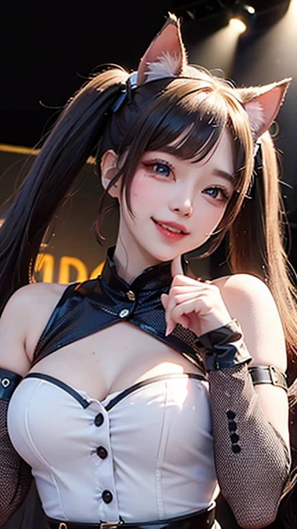 Two girls rubbing their breasts、kawaii faces、pink reverse bunny girl costume、no-bra、(((Heart mark on nipple)))、Colossal tits、Wire Bra
