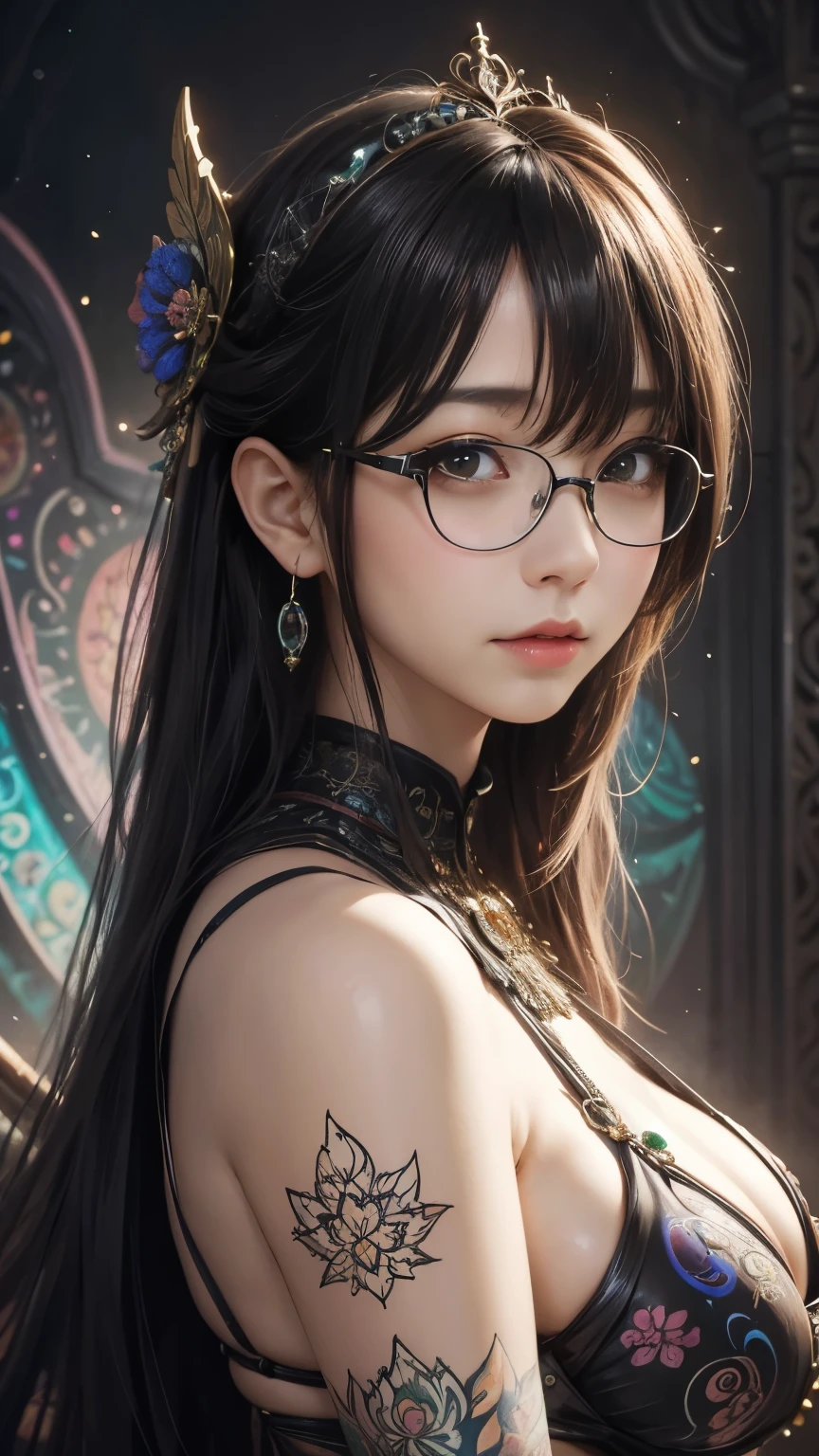 Are you okay、(best illustrations)、8k UHD resolution、intricate details、highest quality、realistic、super detailed、best lighting、best shadows、soft lighting、ultra hd、超realistic、Tyndall effect、Photoreal、(high detail skin:1.2)、 (intricate details, compensate, Pueros face_v1:0.5), (Detailed beautiful and delicate face, Fine, beautiful and delicate eyes, perfectly proportioned face, high definition skin, fine skin, Optimal ratio of 4 fingers and 1 thumb, arm under chest, お腹の下に赤く光るtattoo、Wow wow, wide hips, smooth abdomen, skin is thin and thin, __fashion__, __hair__:1.25)、Digital single-lens reflex camera、 不条理なrealistic作品: 1.3), (maximum resolution: 1.2), (Ultra HDTV: 1.2), cinematic light, fine eyes and skin, detailed facial features, , (sharp focus: 1.2）, (focus on the face:1.2),perfect style, beautiful face, acura, anatomically correct, Highly detailed face and skin texture, fine eyes, double eyelid, thin eyebrows, glitter eyeliner: 1 natural cheeks, Glossy skin, Fair skin: 1.2, (glossy lips: 1.4),(embarrassed look: 1.2),Highly detailed face and skin texture, fine eyes, double eyelid, natural cheeks,  glossy lips: 1.4,exposed cleavage、Bewitching。baby face、fascinating、Chest emphasis、((((giant glasses, otaku glasses, thick glasses, round glasses)))),The long-haired、Braid hair、Ponytail distortion、, Ponytail with a bow tied at the back of the hair, huge solemn expression、body up、big breast enhancement, super tight chest, Breast augmentation surgery, The breasts are very big and round,tight waist、 meet beautiful girls, look at the girl&#39;s body, in the dark、bat wings，(((little devil horns)))、(devil&#39;s tail)、(detailed spooky background:0.8)、Long grey hair，emits eerie demonic flames，Lun Guoguang，green flash particles, magic、火炎magic、burns violently、swirling explosion, angelic halo, Dazzling gold and orange shine, Dramatic composition details), synchrotron radiation, strong light area,  (magicのシンボルが鎧に輝く:1.3), (magicの魔力が彼女の周囲に渦巻いていた:1.3), Long white hair waving in the wind in every detail, (intense expression:1.1), (That light is、Highlighting her dominance and rebirth behind the scenes:1.4), (wisdom and rebirth:1.2), (strong attitude:1.2), (Overwhelming mysterious power:1.2), (sparkling sweat:1.1),(The contrast between silver and gold:1.3),elegant glitter dark＆mysterious version, Very beautiful and shining eyes、Arms tied with rough ropes、girl hanging from the ceiling、Sweat、rope tied her body、wet body、Aranawa that bites into the crotch、A large amount of body fluid flows out from the crotch.、the tower is good、wet white underwear、One leg is suspended above by a rough rope、tied with rope、tied up tightly、tie one&#39;s hands、hanging in shackles、tattoo, gem