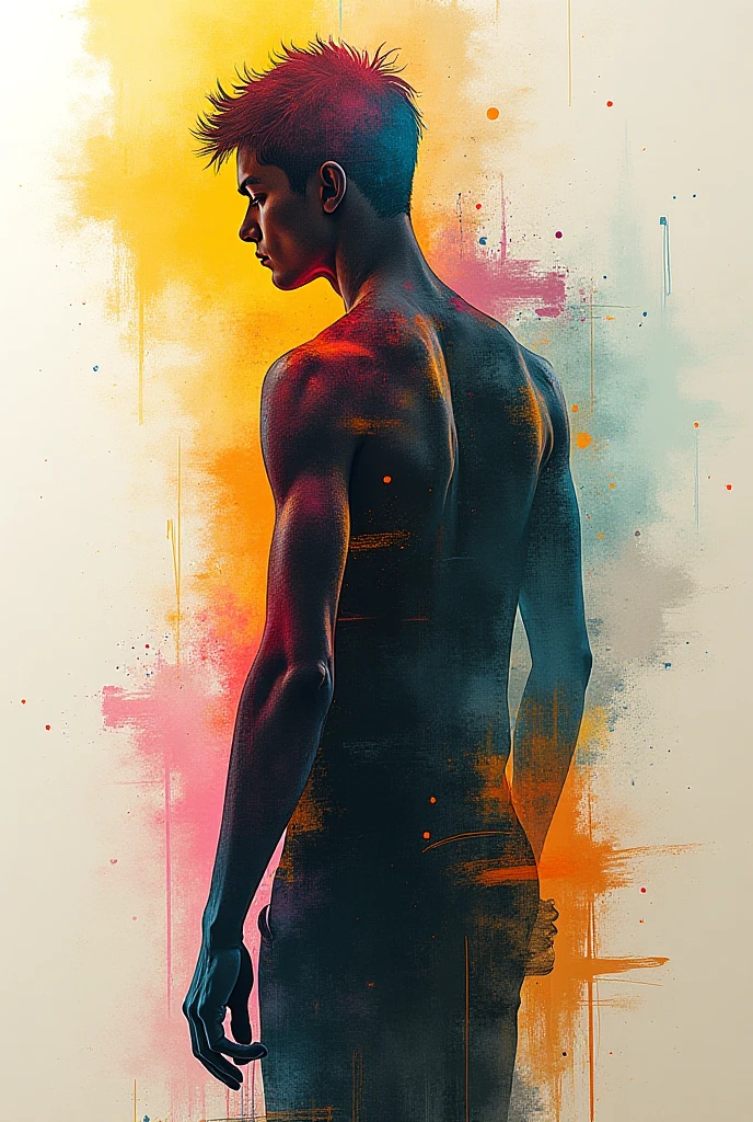 Create an artistic expression through a drawing or image