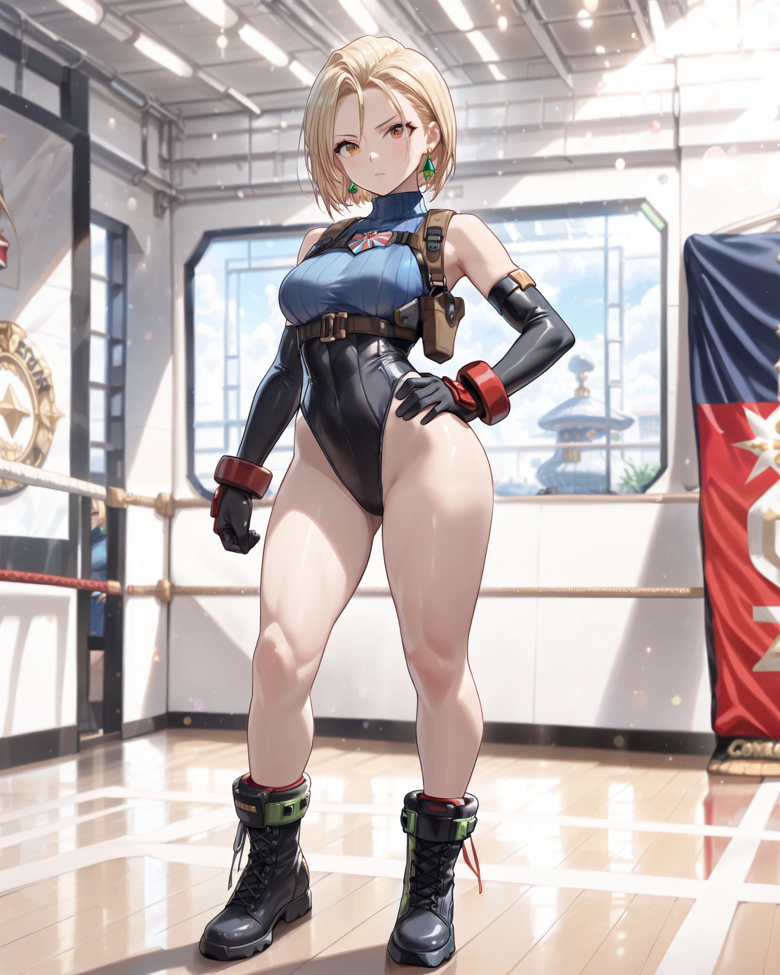 Female Combatant、Blonde Japan girl、Close-up of a girl in a black bikini、Black shiny bikini、Black boots、A golden snake circlet on his head、Saiyan Girl, wonderful, Nano Girl, Female body type, Inspired by Hiromu Arakawa, Anime Manga Robot!! Anime Girls, Fubuki, Full Body Suit, by Hiromu Arakawa、wonderful, silk, Beautiful and attractive anime teen, Anime Girls of the future, tears,Drooling,Pee,Sweat,Tongue out,incontinence,Peeing、Estrus、Eyes wide open,Estrus,Blushing,Nipples are erect,Face is hot、Lust、incontinence、Armpit Hair、pubic hair、Anguished expression、Doomsday Demon