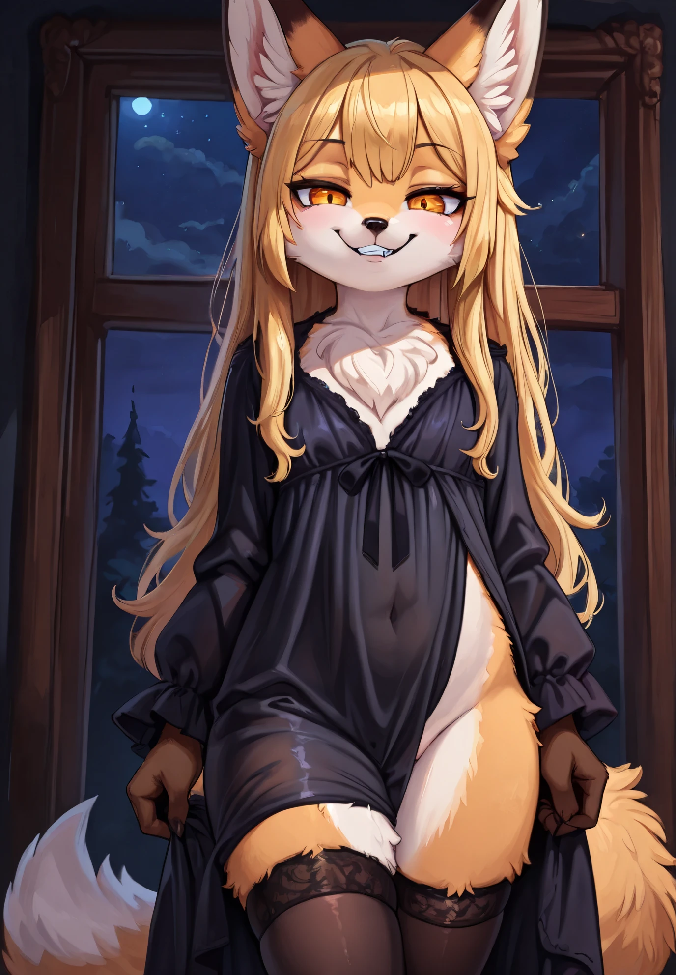 Fox wear nun uniform