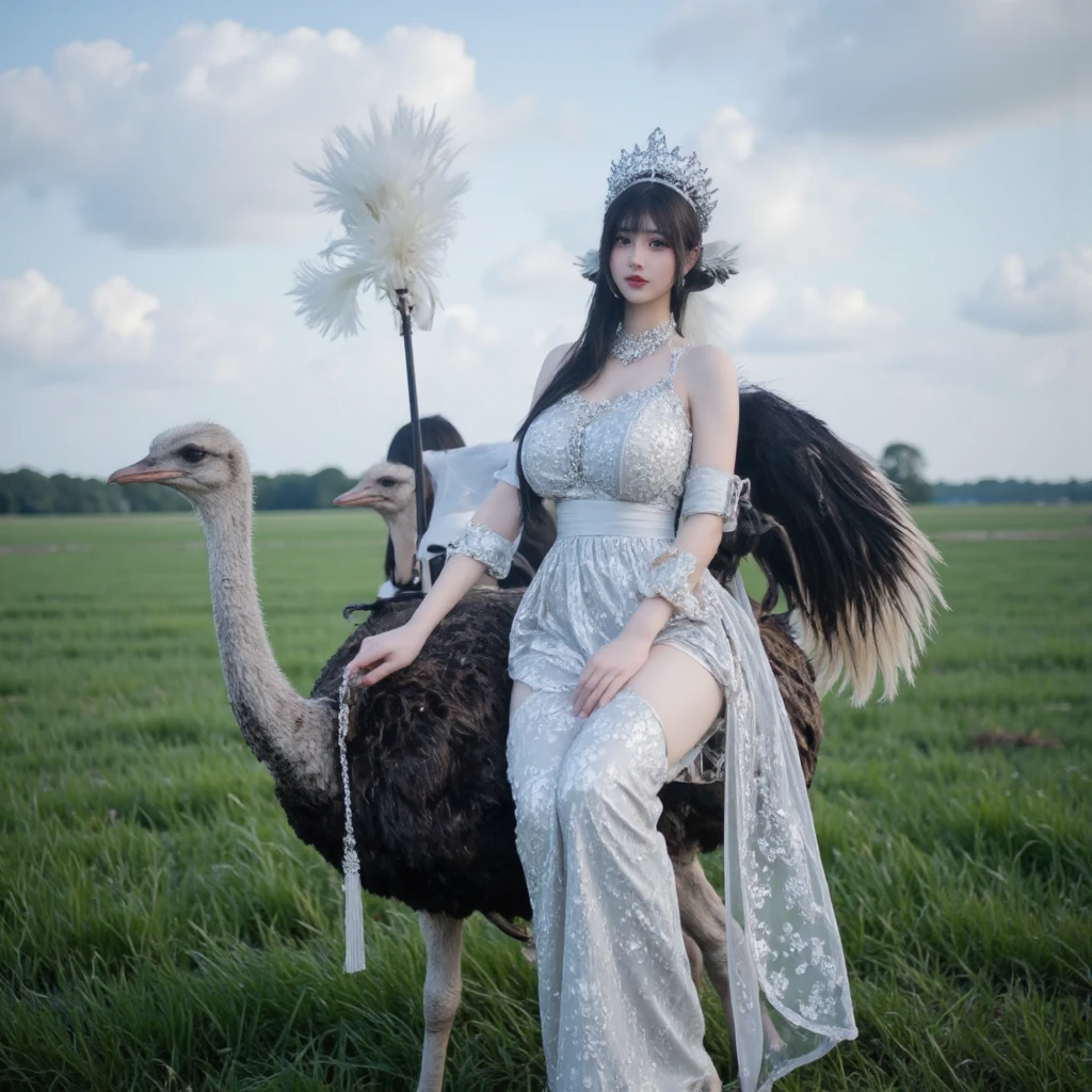 (heavy breasts)、top-quality、masterpiece、超A high resolution、(Silver Dragon Armor)、(((Colossal tits))),dragon armor、(((large floral ornament on the head))),(((Detailed Micro Bikini))),(Wearing a beautiful crown made of jewels),(Photorealsitic:1.4)、Raw photo、女の子1人、(((Random hair))、(((Take different poses)))、glowy skin、(((White Chinese Dragon)))、Intricate and ornate hair ornaments、(Gorgeous Jewelry Necklaces)、(Mystical expression)、(Full Body Angle)、(Fight big dragons)、(Metal bikini)、((beautiful lake background)),(beautiful forest background)、Precipitous cliffs、(Castle background)、((super realistic details))、portlate、globalillumination、(sexypose)、Shadow、octan render、8K、ultrasharp、Colossal tits、Raw skin is exposed in cleavage、metals、Details of complex ornaments、Japan details、highly intricate detail、Blue eyes、radiant eyes、Facing the camera、Toostock、(Full Body Angle)、(veils)、(((Heavy Big))),((she is wearing a beautiful jeweled bangle.)),