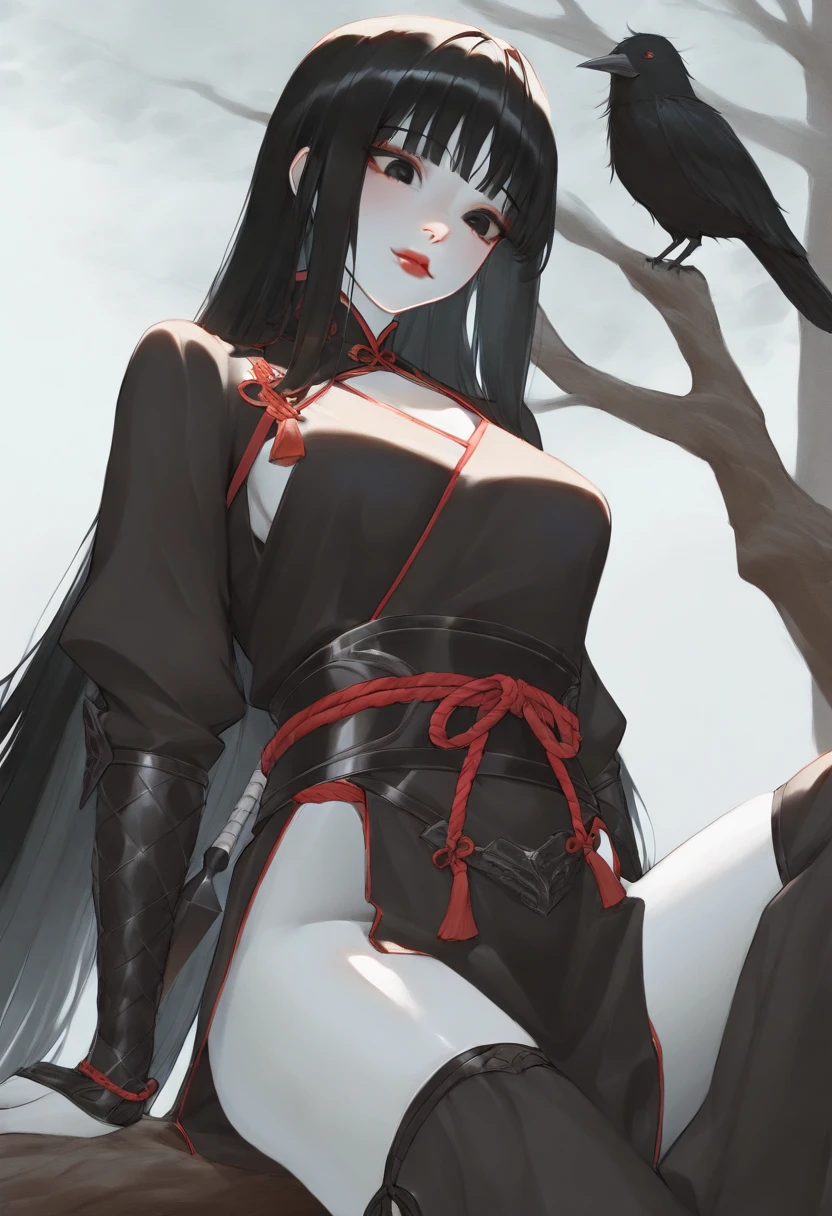 blacksilk,Lace,People,ancient wind,Long-legged beauty,Sister,
