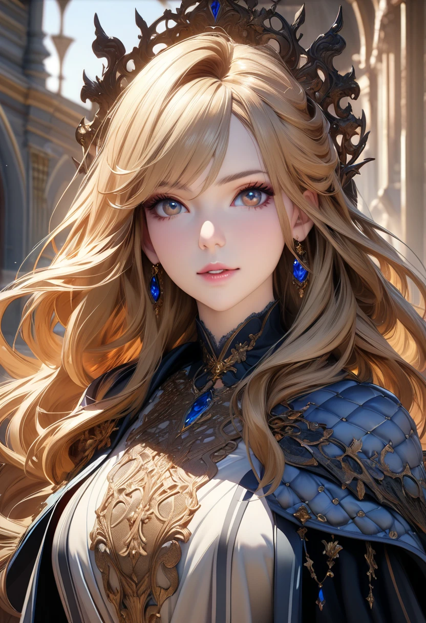 High definition images, The eyes are a realistic size., realistic skin, My eyes fell., smile, Women&#39;s casual dresses with various patterns., (Squatting and spreading legs, own happiness, Panties with a realistic and highly detailed texture.), Strong sunlight, braid, old fashion, lean forward, angle from below,