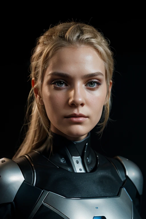 realistic portrait of a futuristic alien from another dimension creator of the universe and humanity, warrior and protector of the galaxy