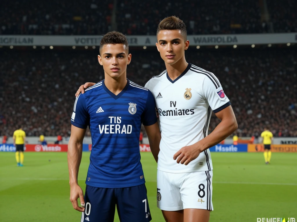 Fassa Neymar talking to Cristiano Ronaldo