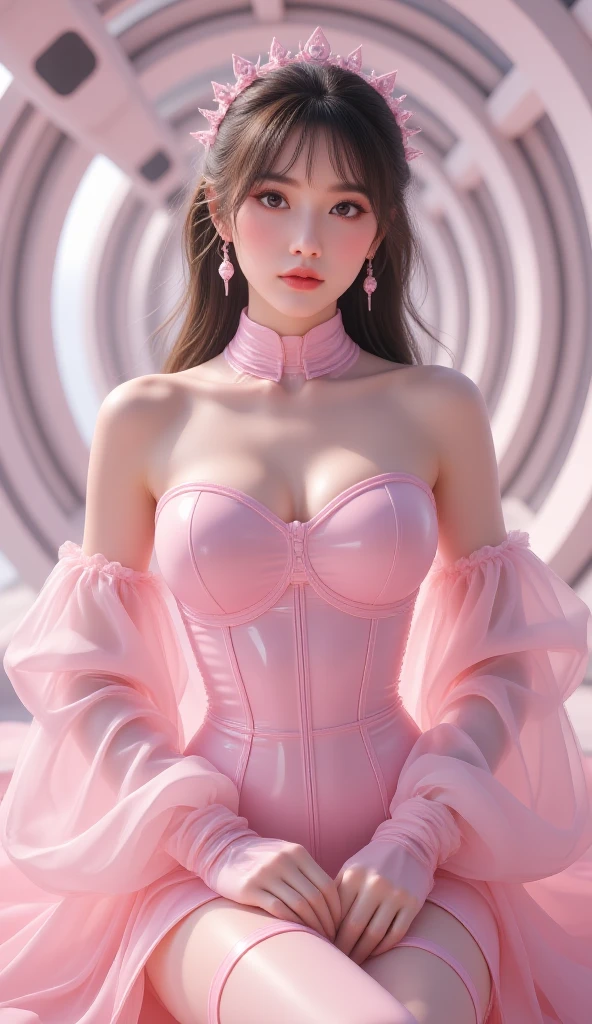 perfect figure beautiful woman:1.4,Layered Hair Style,Protruding cleavage:1.2,Highly Detailed Face and Skin Textur,Narrow eyes,二重まぶた,Whitens the skin,short detailed hair,Full body like,Camel toe petals,Hollow-out on,sweat leggs,White liquid, Smooth pink skin, shiny metallic glossy skin, Shiny,spread their legs,M-shaped legs,Irritated,white liquid all over body,Full body like