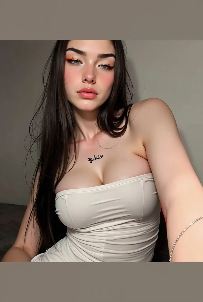 RAW photo,(high detailed skin:1.2), 8k uhd, dslr, soft lighting, high quality, film grain, Fujifilm XT3,MODELSHOOT STYLE,a bust portrait of a girl, beautiful woman, wearing a dress, model photo, contest winner, Bokeh, <lora:marinamui_v01:.8>