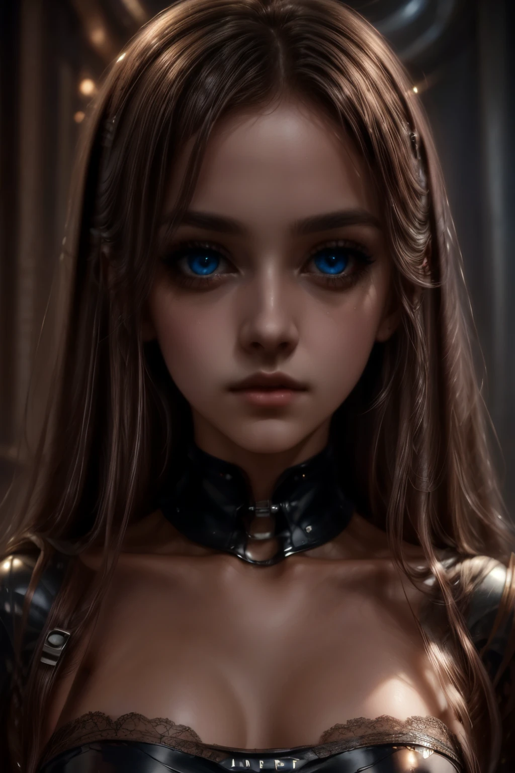 full length image, beautiful detailed eyes, beautiful detailed lips, highly detailed eyes and face, long eyelashes, detailed sexy astronaut costume, a young astronaut, dark gothic fantasy, dramatic and evocative lighting, dark and mysterious atmosphere, intricate details, digital art, highly detailed, 8k, photorealistic, masterpiece, vivid colors, dramatic lighting. length image