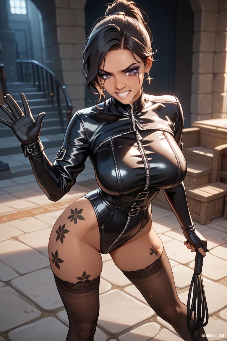 gwen tennyson,tracer,anko mitarashi, mordred,atelier ryza,nier automata,1girl, close up,mecha pilot,tattoos,halloween forest,golden and red plugsuit,pirate corset,silver long sleeve lycra top,fishnet leggings,short hair,cute makeup, green eyes,red and gold hair,shy smile, freckles,redhead,beautiful girl,large breasts,ultra detailed,realistic,fantasy art, short flared skirt,steel armor,halloween pumpkin,moonlight,witch cloak,neck and head jewelry,witch hat,magic stars,((((huge muscles))))