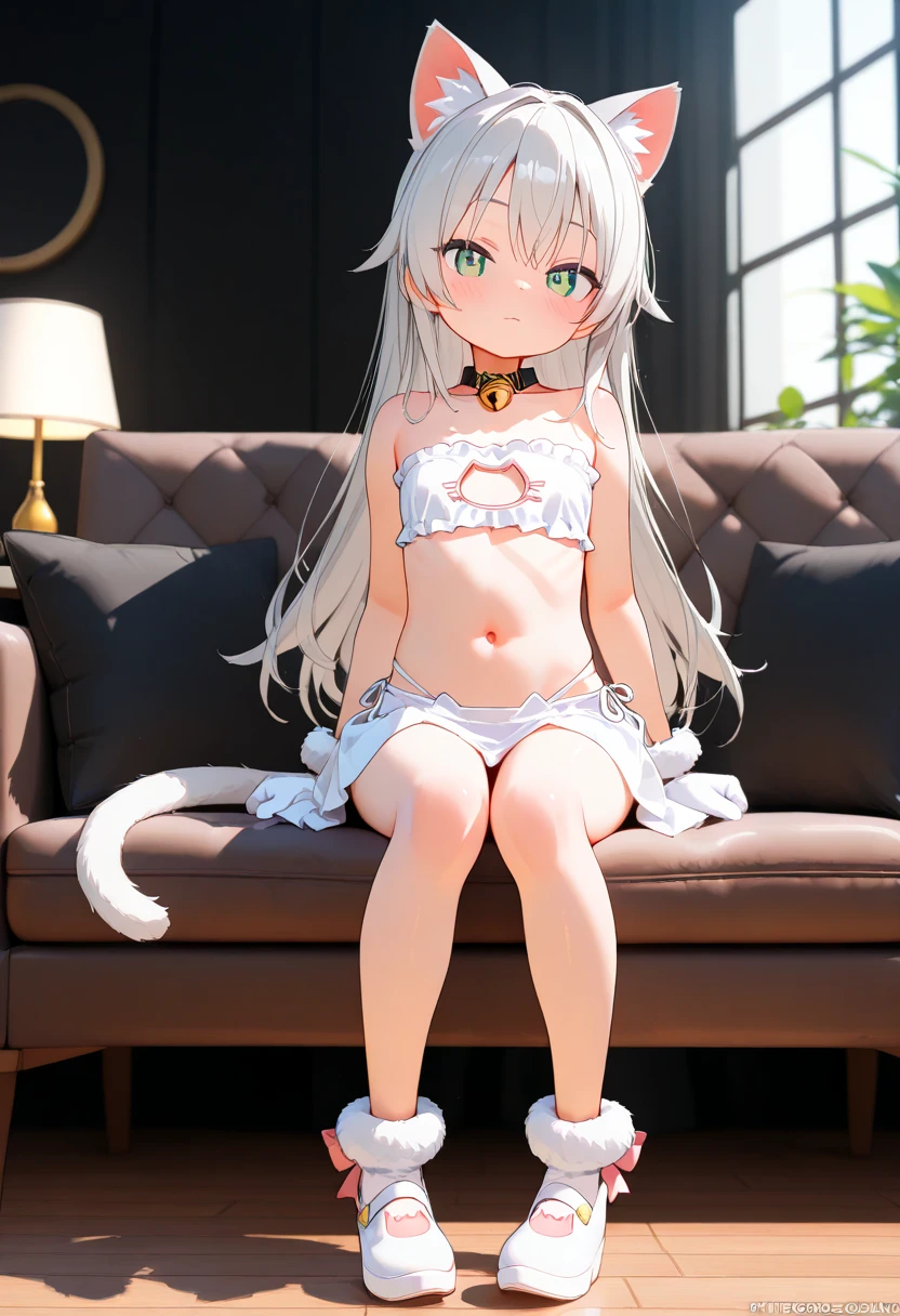 ((Masterpiece)), ((best quality)), (Anime), ((kawaii)), ((extremely detailed)), 4K, (8K), (super detail:1.2),(High Definition:1.3), (Professional Photography:1.2), (wide shot), (from below), cinematic lighting, (very aesthetic:1.2), (absurdres:1.2), (sharp focus), (perfect light), (), 8K, cinematic lighting, unruly hair, medium hair, (exposed naked nipples:1.3), (exposed naked cute pussy), naked Slender body, Pudgy cheek, ((small breast)), naughty smile, (open mouth), Textured skin, cat ears, pale brown hair, Cute Beautiful girl, BREAK, ((best quality)), ((extremely detailed)), (open legs), (sitting on the Luxurious pink bathroom), ((in brothel)), pink floor, ((obscurity atmosphere)), mist effect,