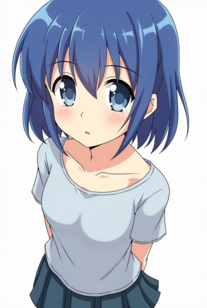 masterpiece, best quality, high quality, 1girl, solo, ,open mouth,tongue, looking at viewer, , killua_zoldyck, off shoulder,miniskirt,(gyaru),small breasts,cowboy shot,sliver hair,(trembling:1.3),smile,,blush
