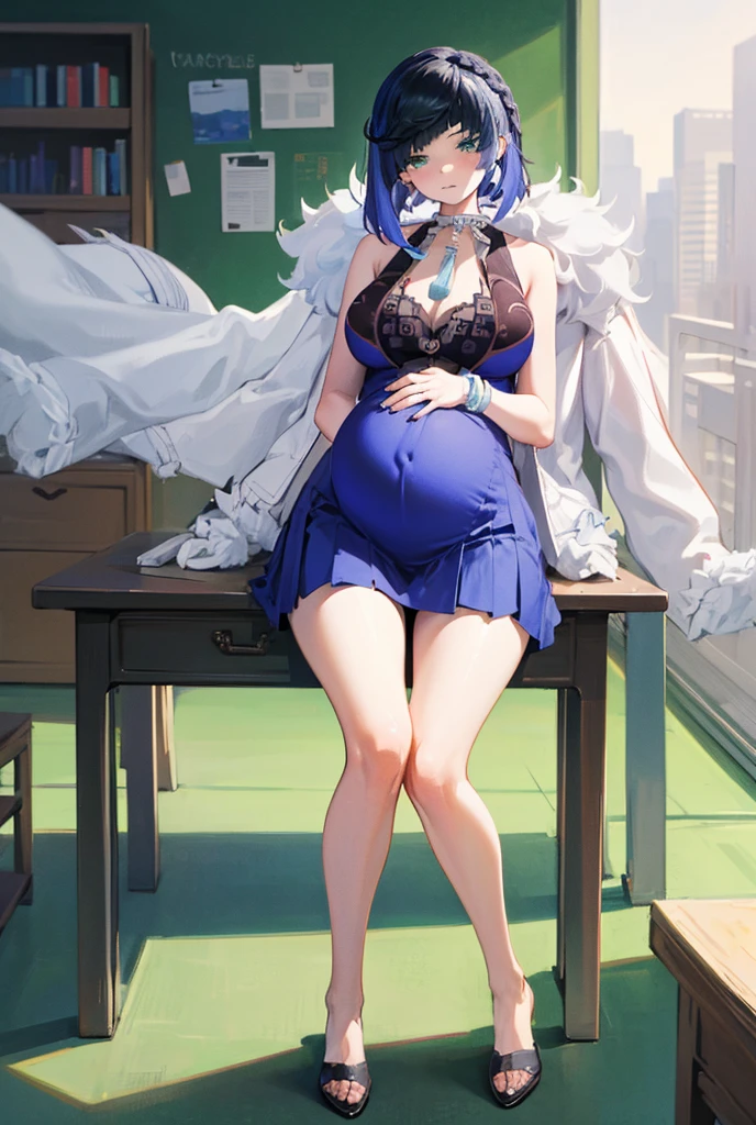 masterpiece,best quality,ultra detailed,2020's anime art style,
ultra detailed round face,ultra detailed eyes,
full body,dakimakura illumination,
,,,anime style outline,
blue eyes,silver hair,extra long drill hair,
frill ribbon nekomimi hairband,
ta dress,frill,
(huge tits,final month of pregnancy,midriff-baring outfit),
happy,smile,anime girl face,