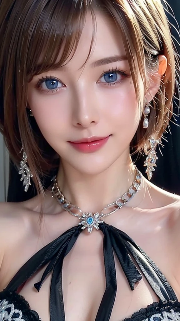 Ultra HD、High resolution、clear、Female Warrior、Glittering ornaments、Colorful and gorgeous jewelry、Beautiful Blue Eyes、Silver Dress、jeweled dress、Beautiful braided hair、