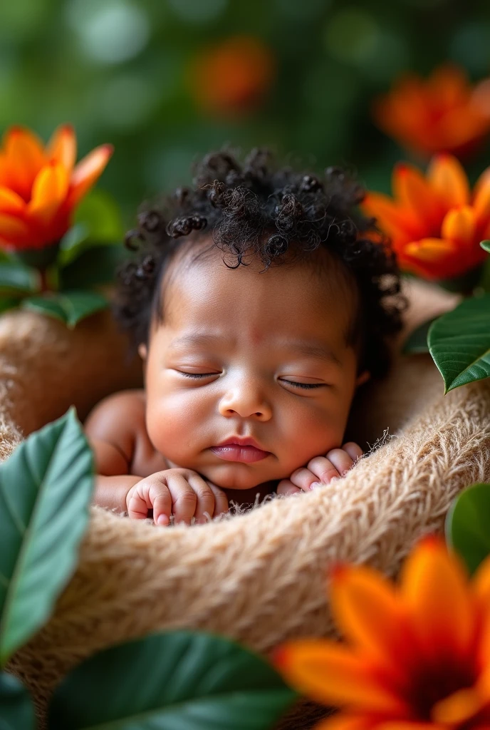 Create for me a real safari themed New born photo studio backdrop
