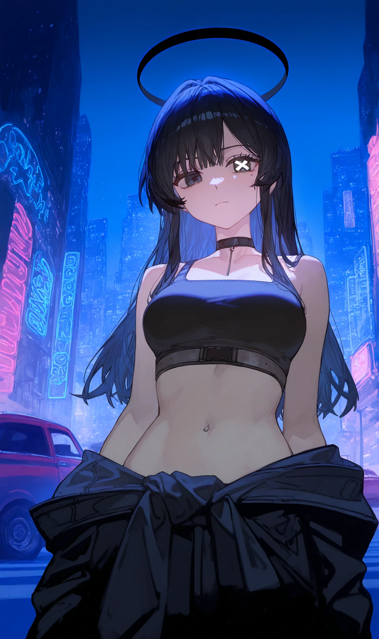 Movie poster,Takashi Murakami,Pop Culture Art,NSFW,Manga,Cyborg on Female NSFW,erotic posing,fantrome,Hentai,kawaii,Stylish,,busty, Pubic hair,Glamour,Sky blue tones,Psychedelic Costume,Armored,Cyberpunk dystopian girl,Fantastic Dystopia,Dystopian landscape,bladerunner,Ghost in the Shell,Photorealistic,Psychedelic and colorful tones,Posing,Armed,guns,arma,masutepiece,ultimate detailed,8K,Detailed background