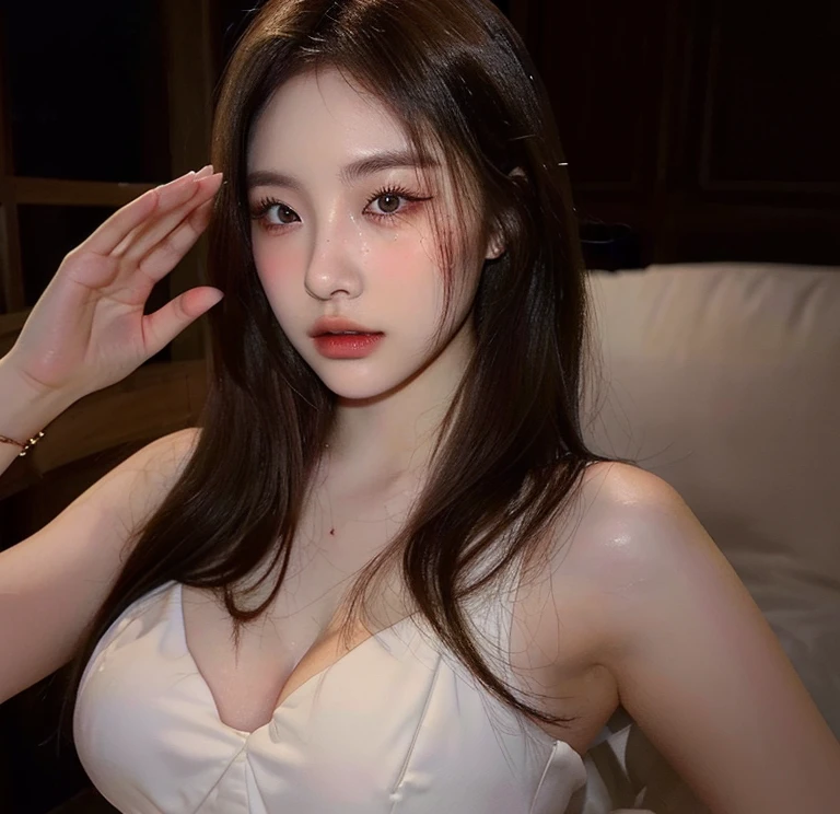 beautiful korean women with seductive expression