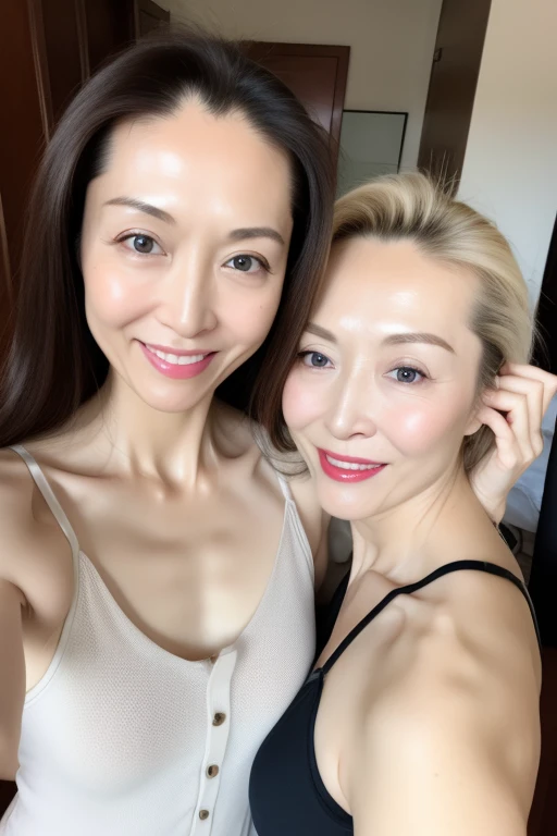 (best quality, high resolution, masterpiece :1.3), A beautiful woman, Perfect body beauty, Abdominal muscles, Medium breasts, (Dark Brown Short Hair), (nude, blue), whole body, Random pose, Pale skin, , Confident look, Outdoor and night atmosphere, Exquisite details of face and skin texture, Eyes with delicate irises, Double eyelids