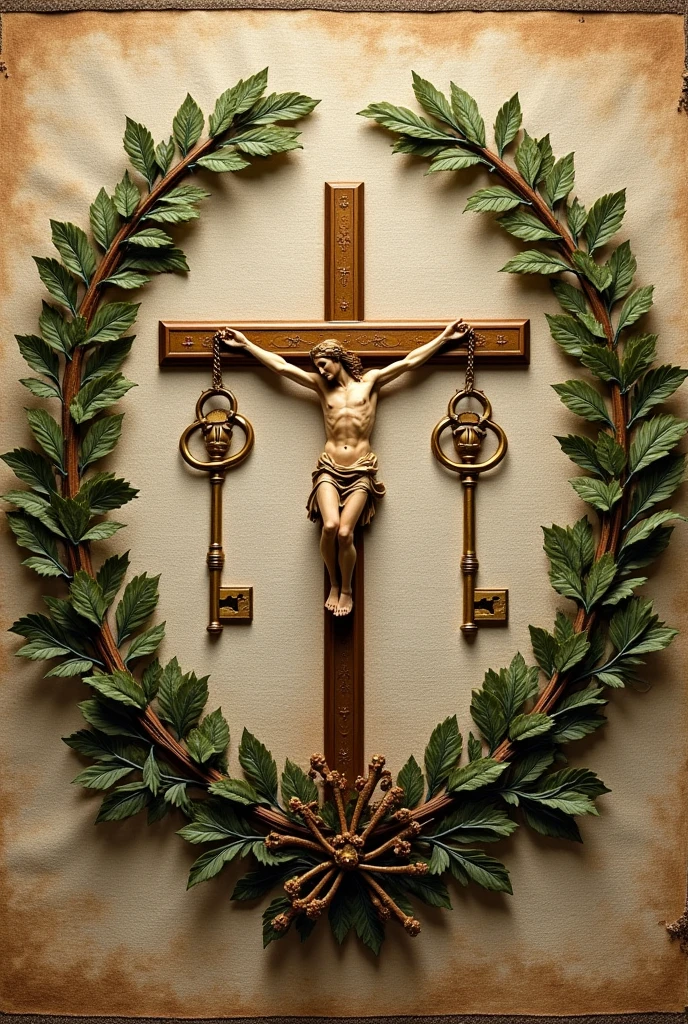 crucifix golden christian cross