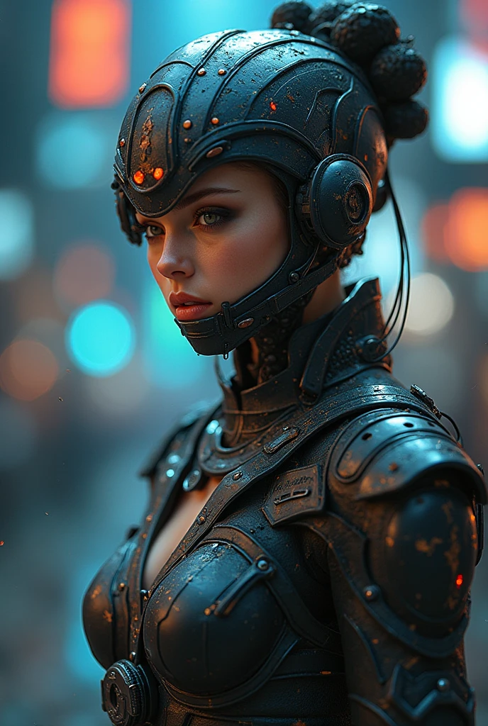(左目にEye patch:1.7)Beautiful young woman space pirate、Eye patch、Eye patch、eye patch、Dreadlocks、Large Breasts、Spaceship、Barrel、Spaceport、arms、gun、knife、sword、Sensual pose、Provocative pose、Full Body Shot、(Highest quality、4k、8k、High resolution、masterpiece:1.2)、Super detailed、(Real、Photorealistic、Photorealistic:1.37)、Cinematic lighting、Dramatic lighting、Bright colors、Very detailed、SF、cyber punk、Digital Art、mynatalee woman