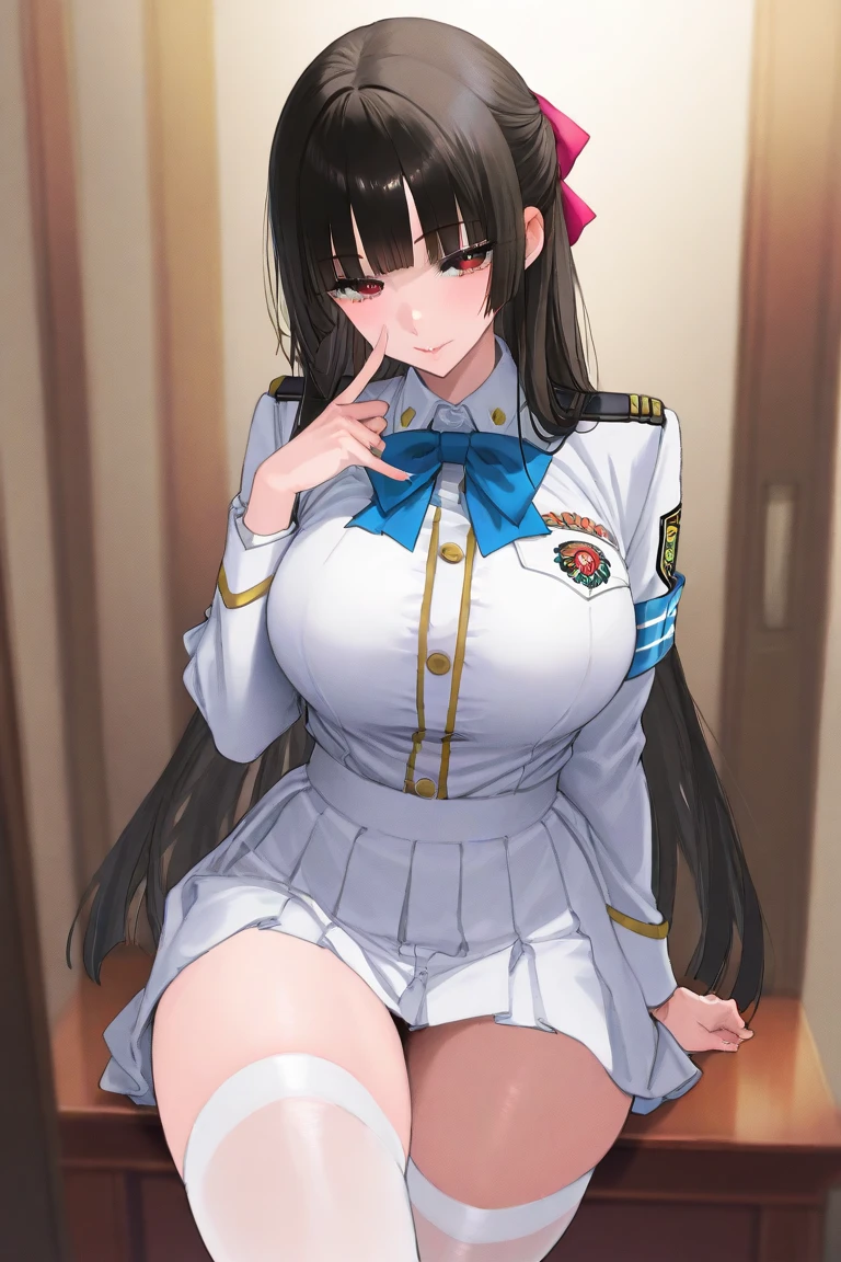 {Highest quality], [Super beautiful], [Ultra fine], [Best illustration], NSFW, girl,Brown Hair,bangs,Semi-long,Big Breasts,Adult women,Uniform cap,White Shirt,Long skirt, exposed,blowjob, 4 males, 4 penises,Semen, Mass ,In the mouth, ,Semen on face,Pouting,Deepthroat,Forced blowjob,Woman kneeling,Alley,barefoot,One man behind,Sex from behind,One man standing in front,Deep throat from an angle,From below