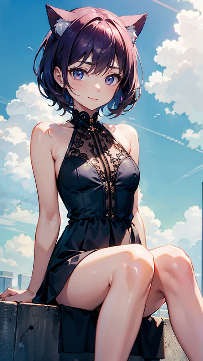 Best image quality, high image quality, masterpiece, black hair Park Walk Shy smile The wind blows and you can see you perfectly 16-year-old girl Not wearing panties Two girls You can see the crack of the NSFW Beautiful braless undressing,,, Doing,, Fishnet stockings