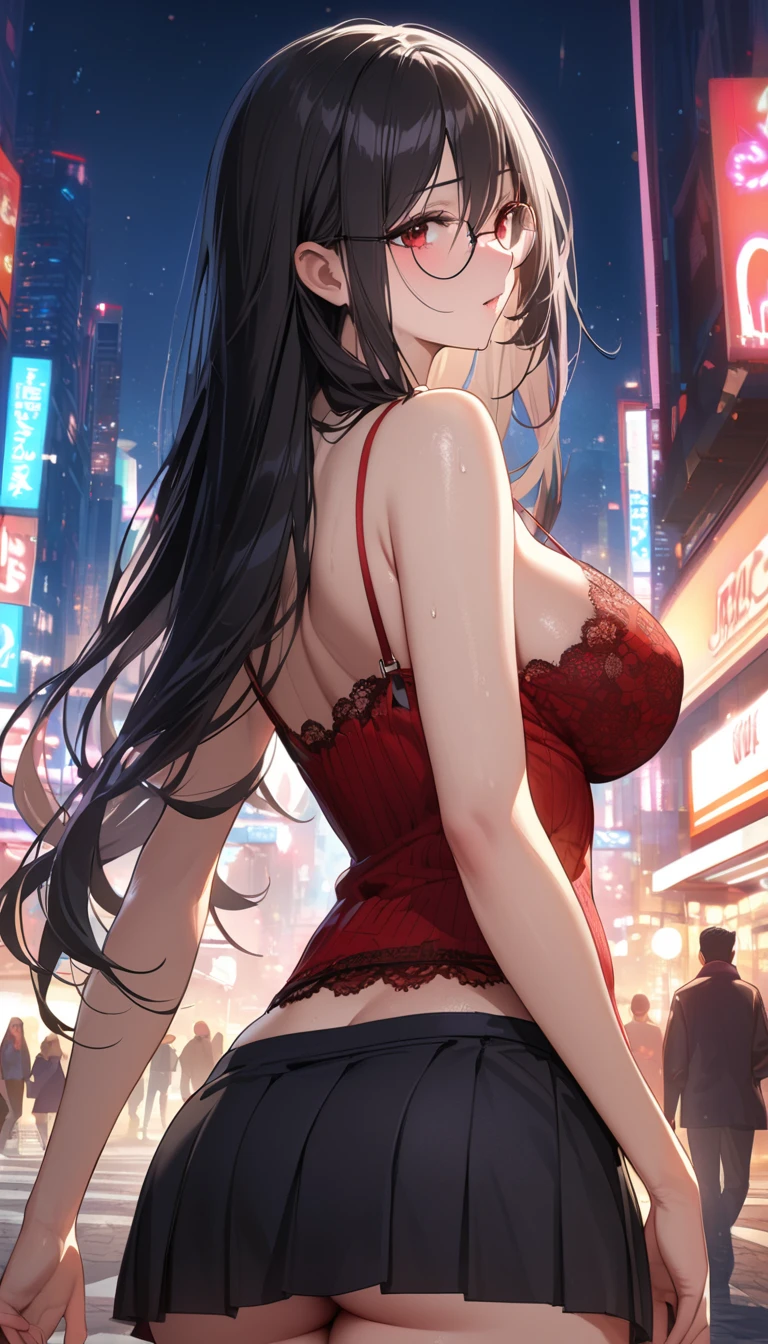 1 Mature Mature Woman (Rose) (Rose) (Rose) (Rose) (Rose) (Rose) (Rose) (Rose), (2 males, Male: 1.2), Cute girl, famous japanese idol, Adorable, NSFW, (Nude: 1.4), 、、、、、、、、Sexy、、、、、、、、、、、, hetero,,,,,,,,,,,, Topless,,,,,,,,,,,,,,,, ,,,,,,, Very detailed, (Big: 1.4), cleavage, , Realistic body, Petite, light-skinned, Shiny skin, Slender body, Good figure, Dark black hair, (double tails: 1.2), (Wavy hair: 1.2), (Dull bangs: 1.2), Smile、、、、、、、、、、、, Naked, Cute, Young、、、、、、、、、、、, Cute face, Pretty face, Realistic face, Makeup,,,,,,,,,,,, powder blush, Beautiful detail eyes, Drooping eyes, Round eyes, (Beautiful big eyes: 1.2), Big black eyes, Beautiful clear eyes, Eye makeup, eye shadows, Double eyelids, tear bag, (White laces: 1.2), choker necklace, Earrings, jewelry, (Hair ribbon: 1.2), Watching the Beholder, Cowboy shot, Face to face, Dynamic pose, standing, Front view, Outdoor, Bar,Protruding Buttocks, Backwards, buttocks, thongs, Assistant