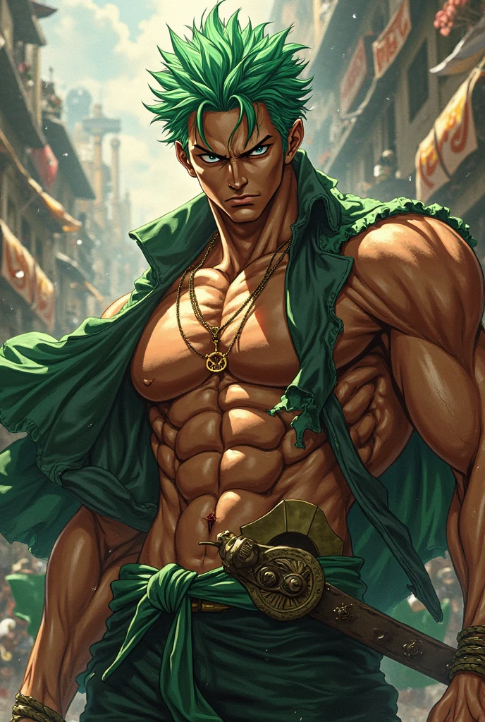 epic image of zoro roronoa