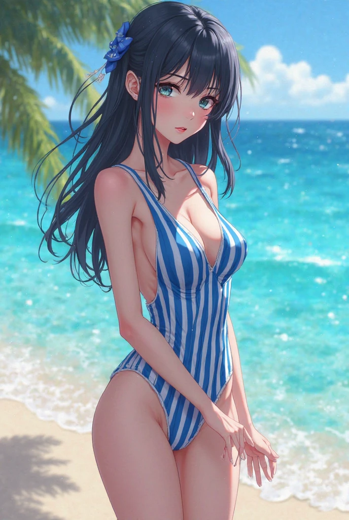 high resolution、
One beautiful young woman、
(soft saturation:1.3)、(light skin tone:1.2)、
(Ultra detailed backgrounds、background)、Bokeh、
One-piece Pants,Portrait of smiling girl。when viewed from the front、The composition is symmetrical。
Look straight at you with serious eyes、One-piece Pants
(Towel wrap)、(Towel wrap)、Medium chest、
outdoor、mysterious sea area、sky sky、Sunlight、Hot spring resort、mountain view、
glare、front-illuminated、
(teen uncensored:1.3)、Breaking the angle from the front、
looking at the audience、
dynamic poses、
Seaweed sitting on the beach、wakame、wakame、wakame、wakame、wakame、wakame、