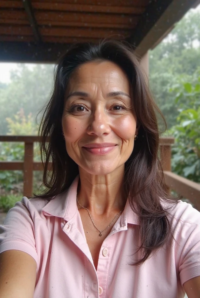 ((Highest quality)), ((8K)), ((masterpiece: 1.3)), (Perfect appearance), (Photorealism: 1.6), (JMA), (AIG), (Mature woman standing on the lawn), Japanese women, (58 years old), ((Realistic skin texture 1.n8)), (Fine wrinkles appear all over the skin: 1.3), (Dullness: 1.1), (Unmoisturized skin: 1.2) , (Facial wrinkles: 0.9), (Wrinkles around the eyes: 1.2), double eyelid, Lower eyelid tear trough, The eyes are looking here, Serious look, (Dimples: 1.2), The gaze is directed diagonally upwards to the right., Long Hair, Golf Wear, (No sleeve), Knee-high socks, (whole body),
