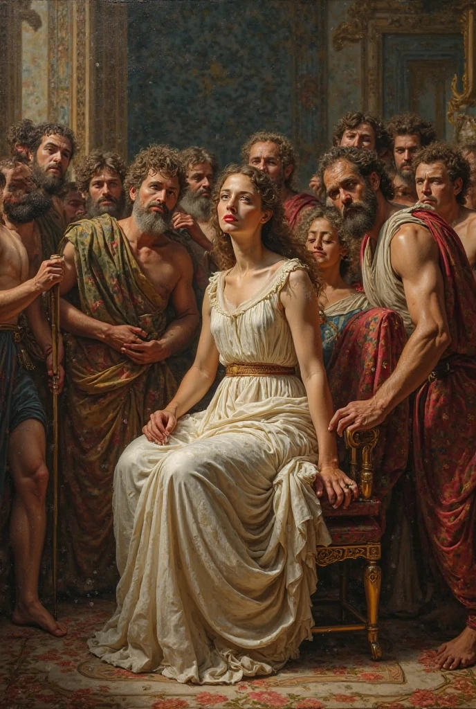 Painting of realistic detailed woman realistic face dancing in the ancient rome closed mouth in the middle of celebration <lora:Oriental_romantic_paintings_by_Lawrence_Alma-Tadema_Academicism:0.5> AH_Tadema