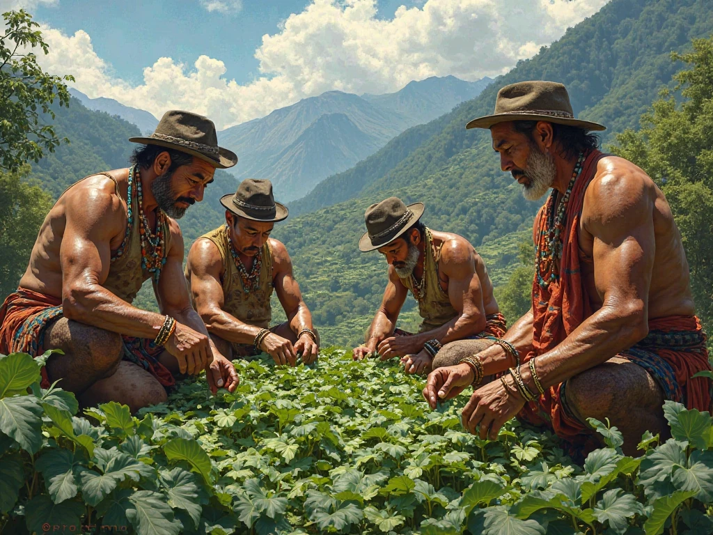 (hominid:1.4),(10个primitive:1.3)prehistoric environment,There are some clay pots on the ground,brown pottery,prehistoric art,Painting on pottery,(一群的primitive:1.4)grassland,(Squatting and making clay pots,primitive:1.5),(primitive坐着在劳作,背景是grassland,Neanderthal crafts)author:Randolph Caldecott, (watercolor painting, masterpiece, line art, illustration art, Professional line art, Super complex and detailed, Chinese painting,8K:1.3)