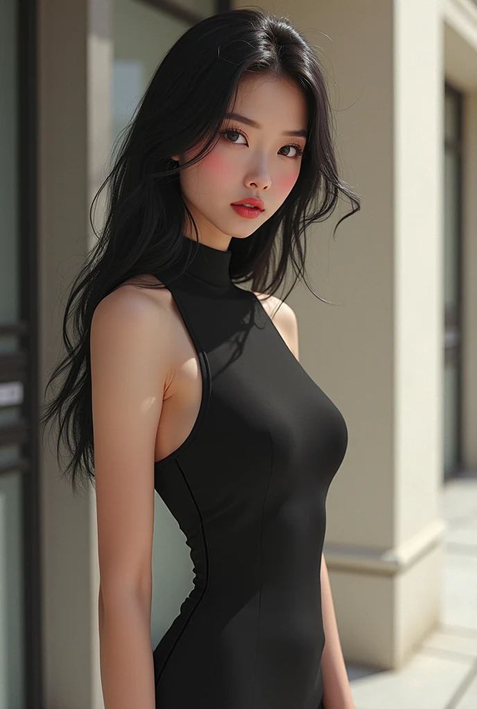 ((Best quality，High Detail，Focus accurately，masterpiece:1.5)), Full body image：1.5，18 years old perfect girl，（Spandex bodysuit，Lunese：1.5），Exquisite appearance，Clear facial details，Long hair，Perfect body
