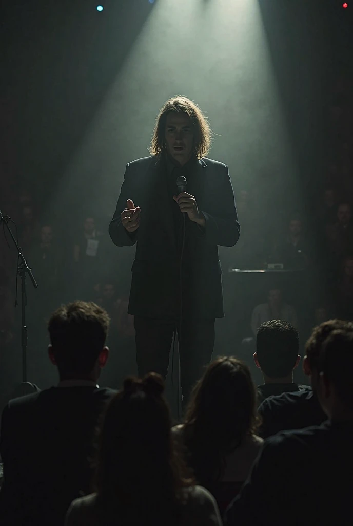 A dark comedian
